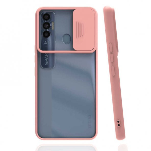 Tecno Spark 7 Pro Kılıf Zore Lensi Kapak - 10