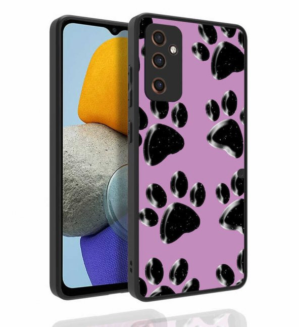Galaxy M23 Kılıf Desenli Kamera Korumalı Parlak Zore Nora Kapak - 5