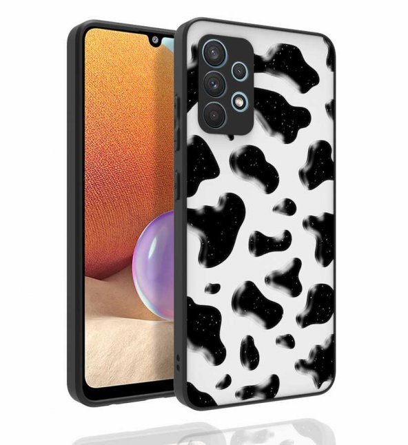 Galaxy A32 4G Kılıf Desenli Kamera Korumalı Parlak Zore Nora Kapak - 4
