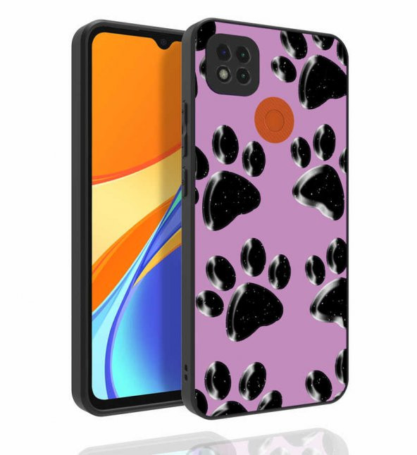 Xiaomi Redmi 9C Kılıf Desenli Kamera Korumalı Parlak Zore Nora Kapak - 5