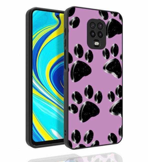 Xiaomi Redmi Note 9 Pro Kılıf Desenli Kamera Korumalı Parlak Zore Nora Kapak - 5