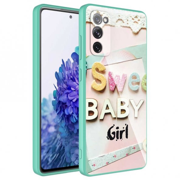 Galaxy S20 FE Kılıf Kamera Korumalı Desenli Sert Silikon Zore Epoksi Kapak - 7