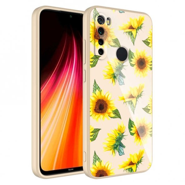 Xiaomi Redmi Note 8 Kılıf Kamera Korumalı Desenli Sert Silikon Zore Epoksi Kapak - 4