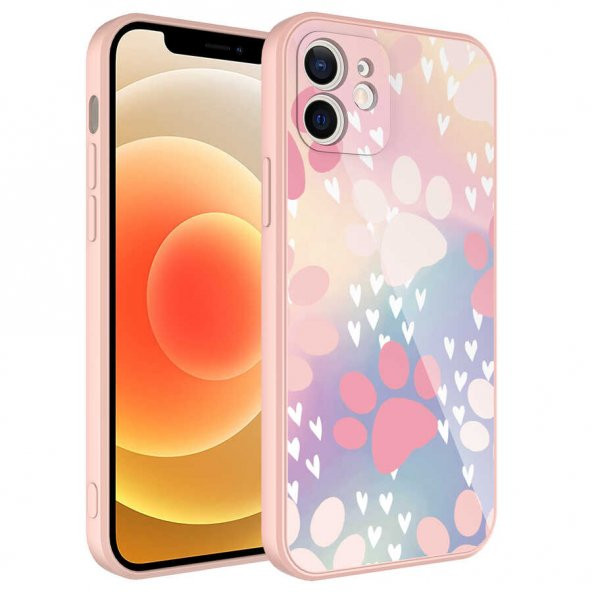 Apple iPhone 11 Kılıf Kamera Korumalı Desenli Sert Silikon Zore Epoksi Kapak - 4