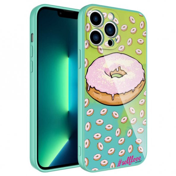 Apple iPhone 12 Pro Max Kılıf Kamera Korumalı Desenli Sert Silikon Zore Epoksi Kapak - 10