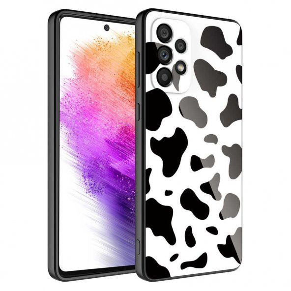 Galaxy A73 Kılıf Kamera Korumalı Desenli Sert Silikon Zore Epoksi Kapak - 2