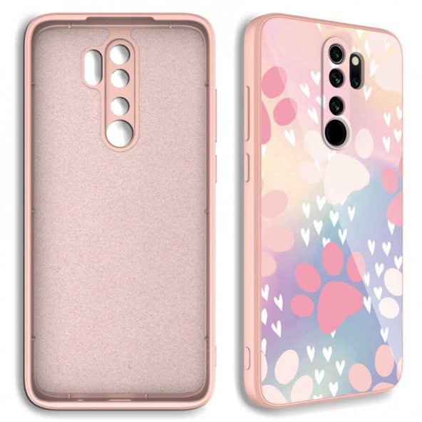 Xiaomi Redmi Note 8 Pro Kılıf Kamera Korumalı Desenli Sert Silikon Zore Epoksi Kapak - 2