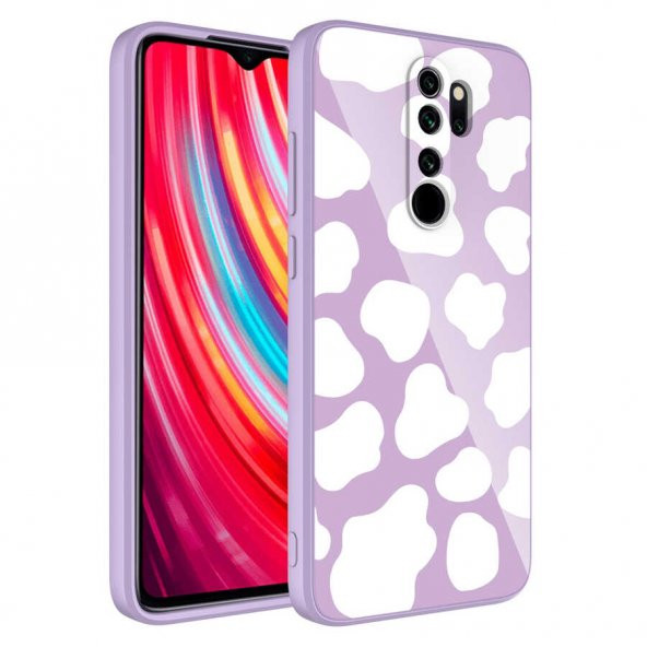 Xiaomi Redmi Note 8 Pro Kılıf Kamera Korumalı Desenli Sert Silikon Zore Epoksi Kapak - 6