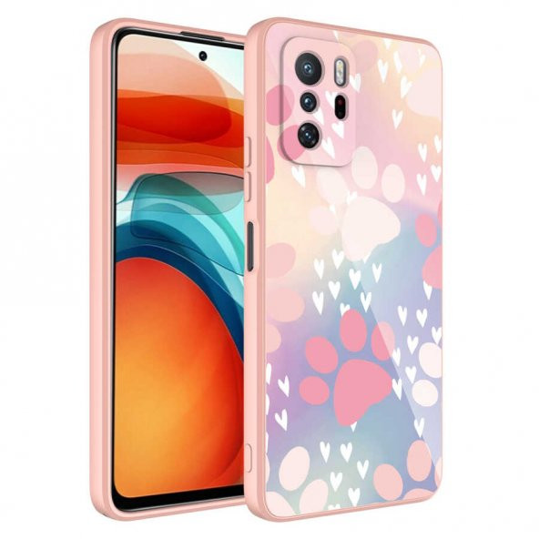 Xiaomi Redmi Note 10 Pro Kılıf Kamera Korumalı Desenli Sert Silikon Zore Epoksi Kapak - 8