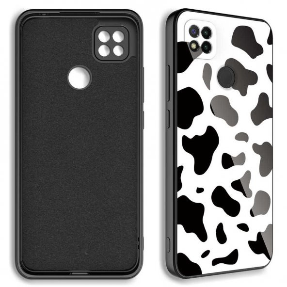 Xiaomi Redmi 9C Kılıf Kamera Korumalı Desenli Sert Silikon Zore Epoksi Kapak - 2