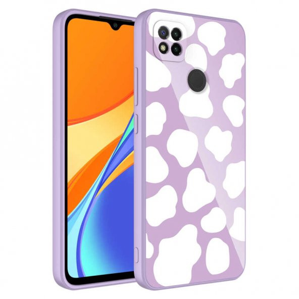 Xiaomi Redmi 9C Kılıf Kamera Korumalı Desenli Sert Silikon Zore Epoksi Kapak - 6