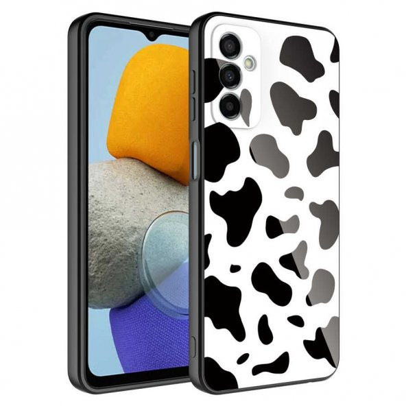 Galaxy M23 Kılıf Kamera Korumalı Desenli Sert Silikon Zore Epoksi Kapak - 12