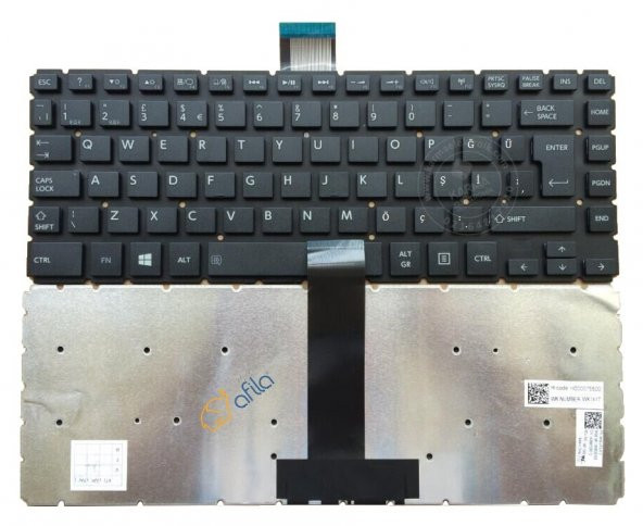 Toshiba E45T-B4204 E45T-B4300 E45D Notebook Klavyesi TR - Resim 2