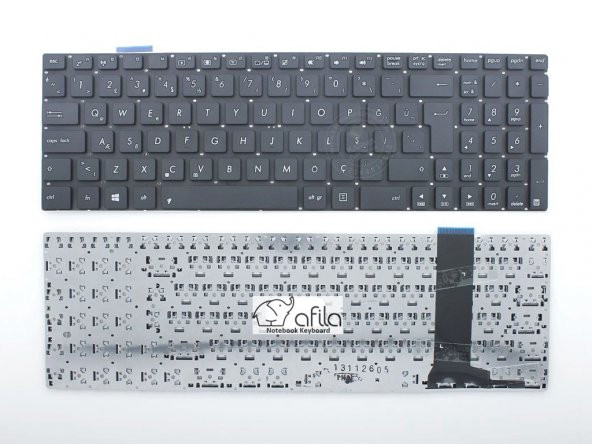 Asus MP-12F53US, NSK-UU31N Notebook Klavyesi - Siyah - TR