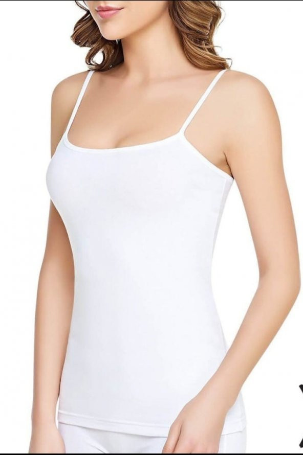 Tutku 0146 TUTKU BAYAN ELESTAN İP ASKILI ATLET TEKLİ