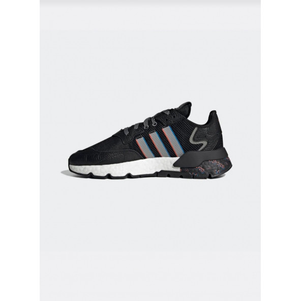 Adidas Nite Jogger siyah renkli ayakkabı - 2