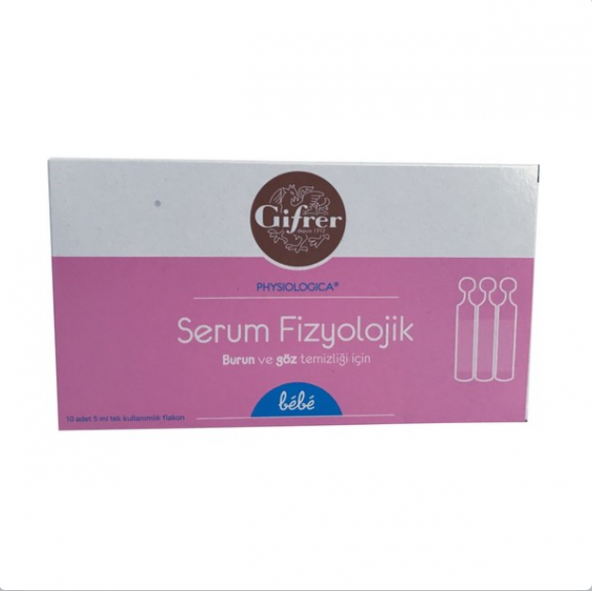 Gifrer Serum Fizyolojik 5 ml x 10 Flakon