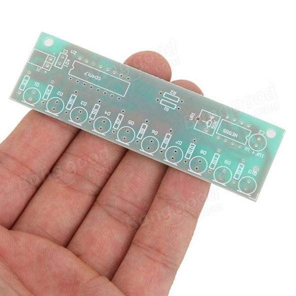 Yürüyen Işık Hobi Devresi DIP Entegreli - Resim 5