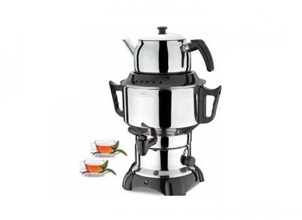 Armağan Elektirikli 4.5 Lt Düz Çelik Semaver Çaycı ürün görseli