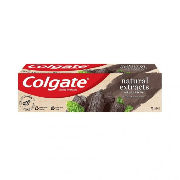 Colgate Natural Aktif Kömür 75  Ml