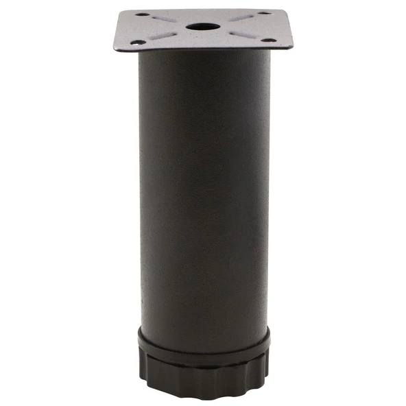 Akça Ayarlanabilir Mobilya Kanepe Koltuk Baza Yükseltme Yükseltici Ayağı Metal Ayakları 10 Cm Siyah - Resim 2