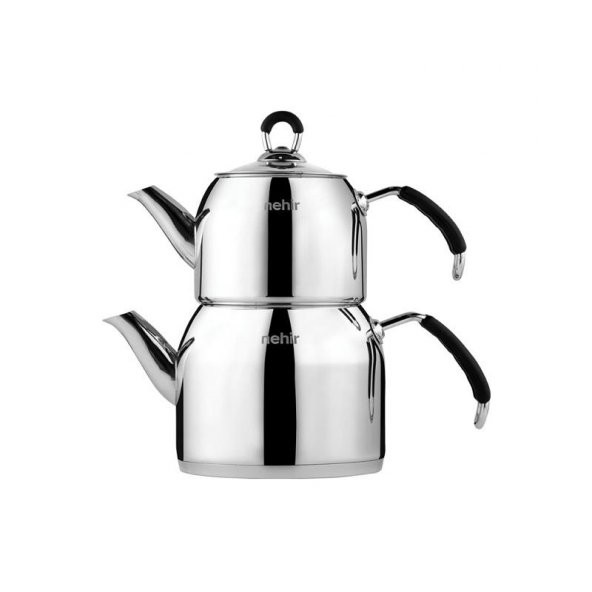 Nehir Modern Midi Çelik Çaydanlık Takımı - 2