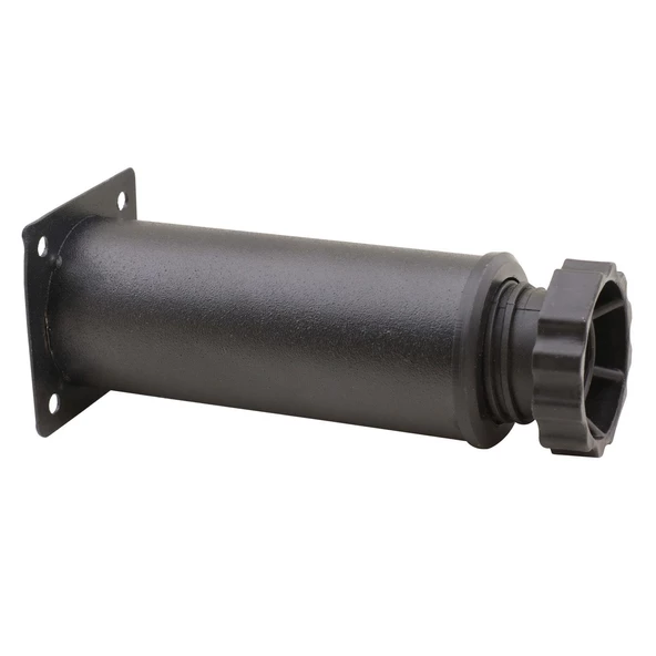 Akça Ayarlanabilir Mobilya Kanepe Koltuk Baza Yükseltme Yükseltici Ayağı Metal Ayakları 12 Cm Siyah - 3