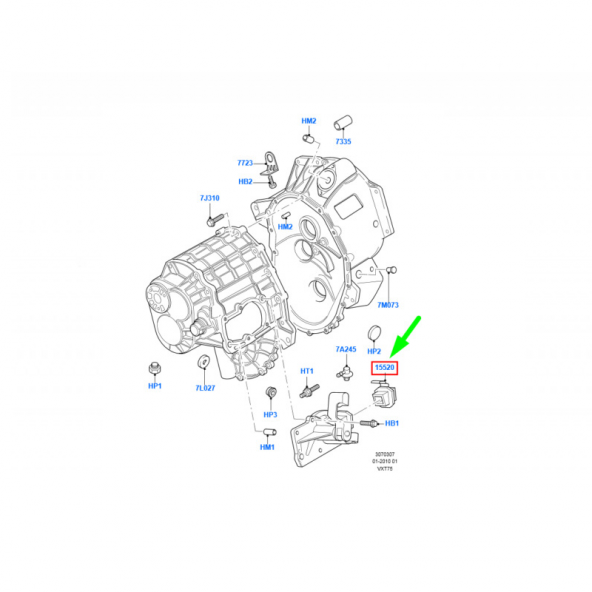 Ford Transit V-184 Önden Çekiş Geri Vites Müşürü 20012006 - Resim 3
