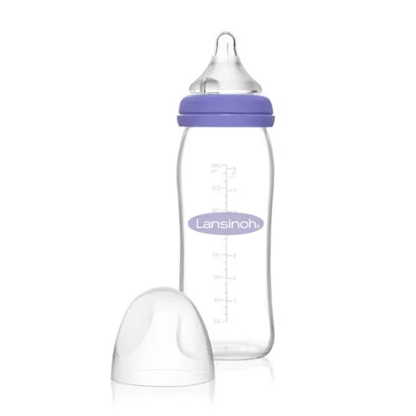 Lansinoh Cam Biberon & NaturalWave Biberon Emziği 240 Ml - 2