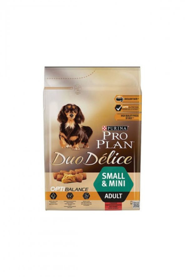 Purina Pro Plan Pro Plan Duo Delice Küçük Irk Sığır Etli Yetişkin Köpek Maması 2,5 kg