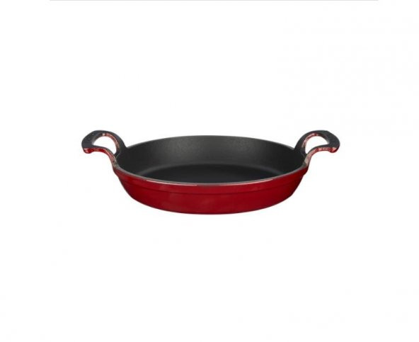 Lava Demir Döküm Yuvarlak 16 Cm Sahan Kırmızı - 3