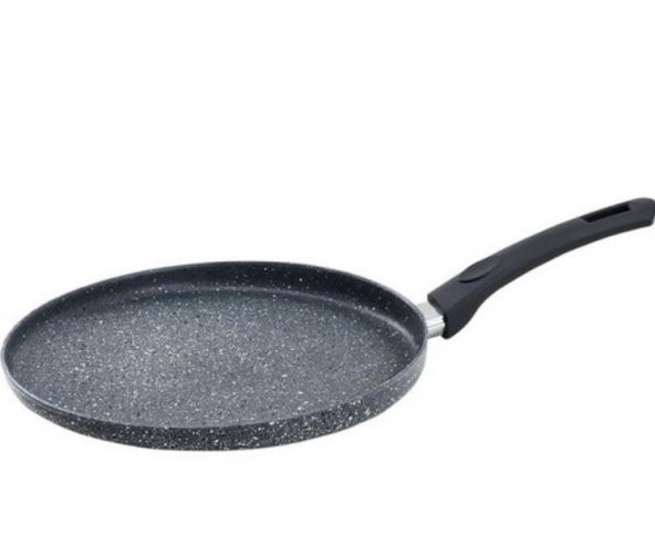 Eda Zetra Döküm 30 cm Granit Krep Gözleme Tavası - 2