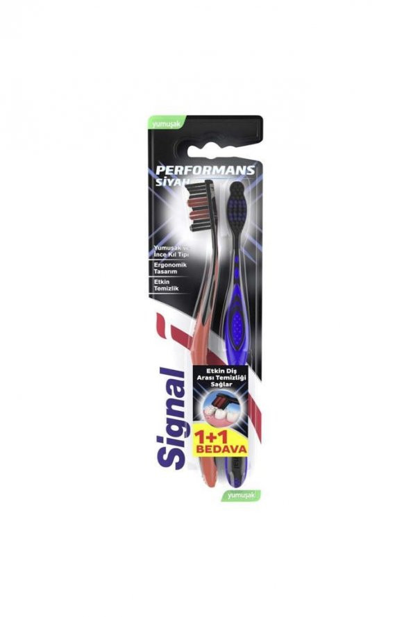 SİGNAL PERFO BLACK 1+1 DİŞ FIÇASI YUMUŞAK