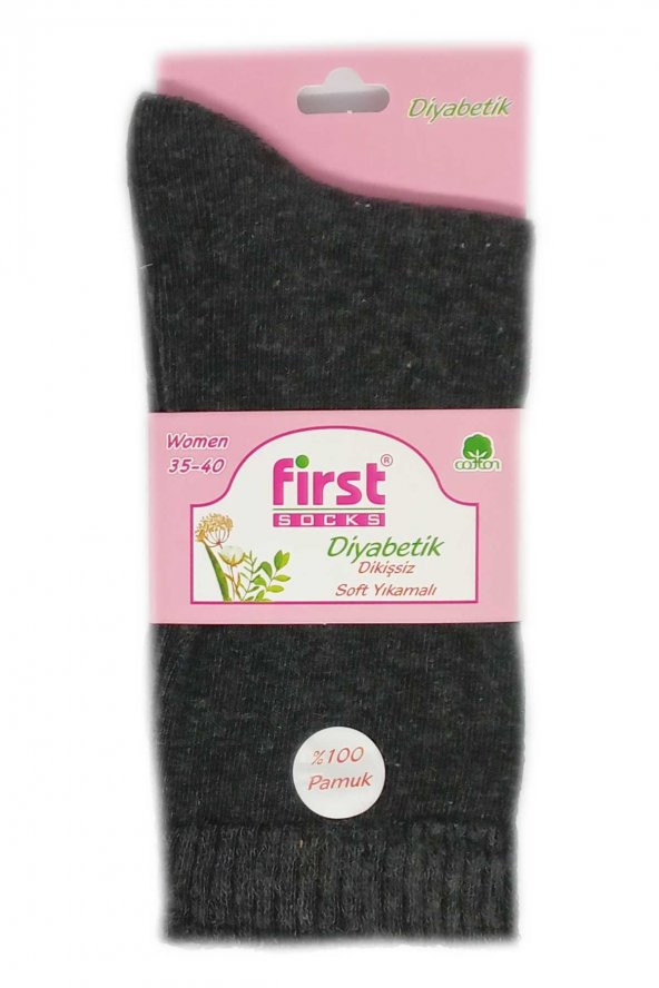 First Kadın Dikişsiz Diyabetik Çorap