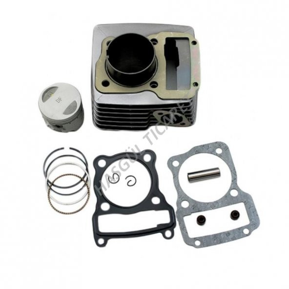 Hsgl Motorsiklet Drıft MH 150 Silindir 62mm  Piston ATG Sekman Conta Takım 51014 - Resim 2