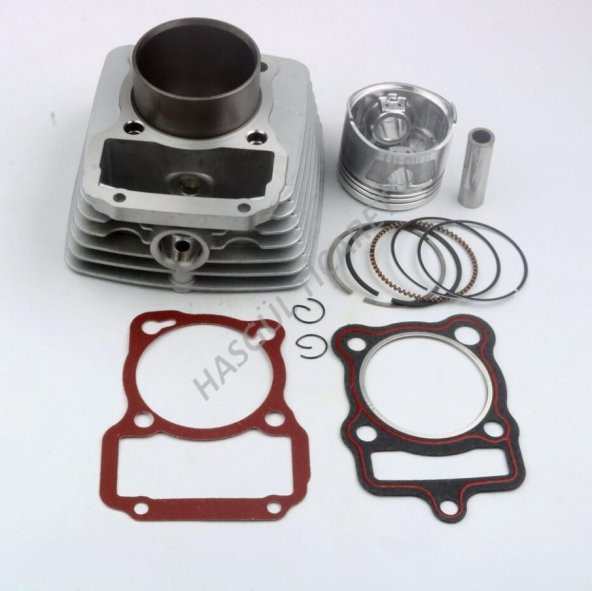 Hsgl Motorsiklet Drıft MH 150 Silindir 62mm  Piston ATG Sekman Conta Takım 51014 - Resim 4