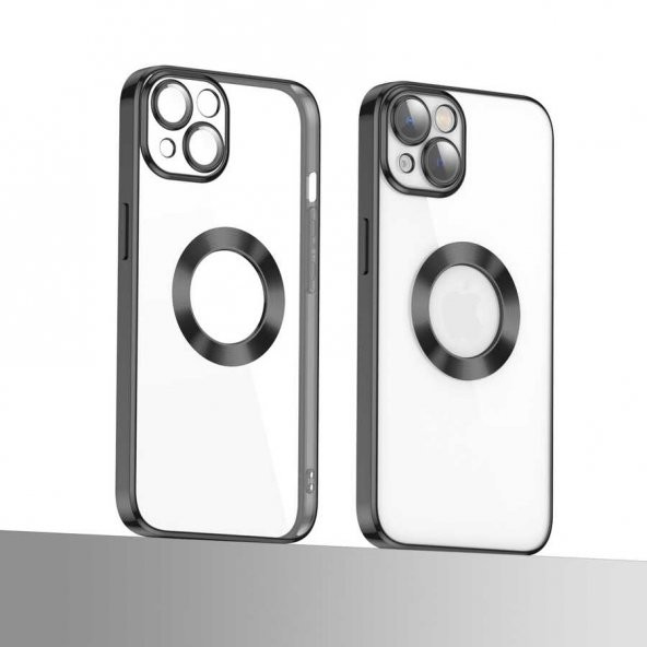 Apple iPhone 13 Kılıf Kamera Korumalı Logo Gösteren Zore Omega Kapak - 2