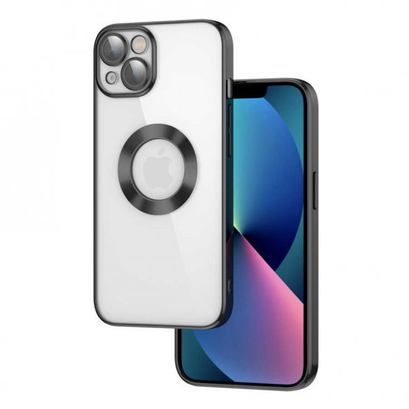 Apple iPhone 13 Kılıf Kamera Korumalı Logo Gösteren Zore Omega Kapak - 7