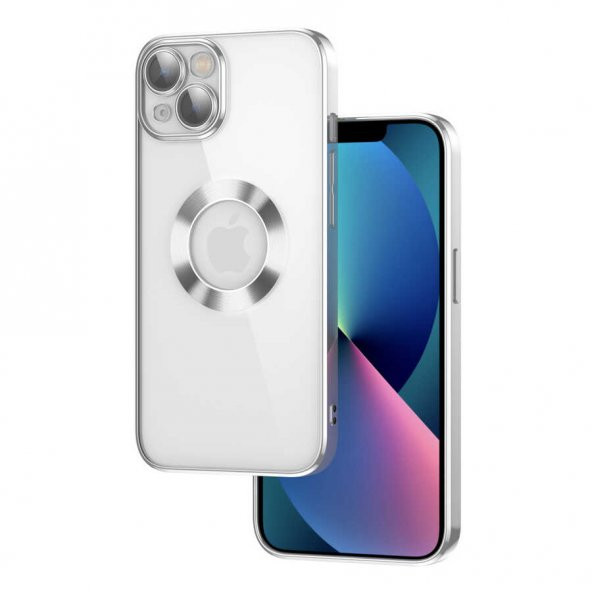 Apple iPhone 13 Kılıf Kamera Korumalı Logo Gösteren Zore Omega Kapak - 9