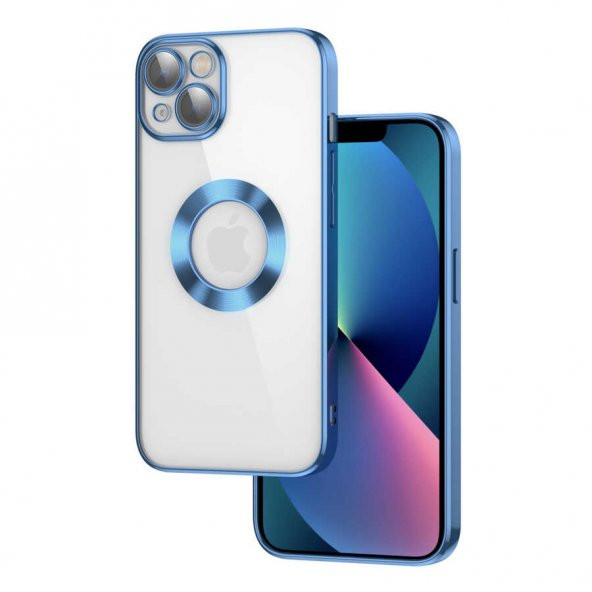 Apple iPhone 13 Kılıf Kamera Korumalı Logo Gösteren Zore Omega Kapak - 10