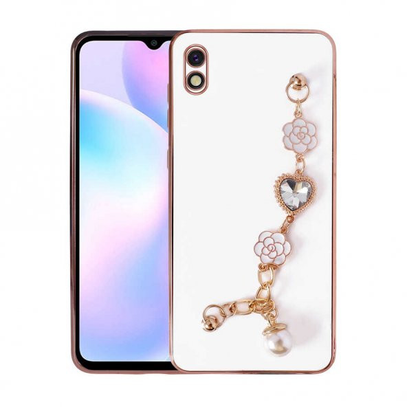Xiaomi Redmi 9A Kılıf El Tutamaçlı Kamera Korumalı Zore Taka Silikon Kapak - 3