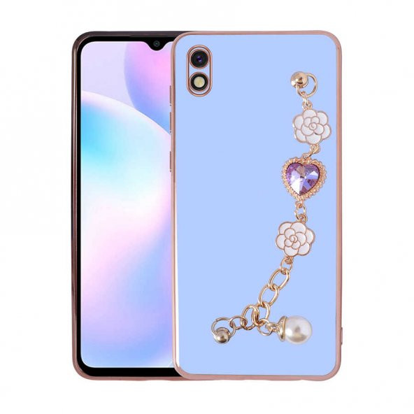 Xiaomi Redmi 9A Kılıf El Tutamaçlı Kamera Korumalı Zore Taka Silikon Kapak - 4