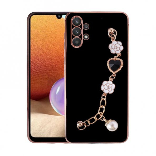 Galaxy A32 4G Kılıf El Tutamaçlı Kamera Korumalı Zore Taka Silikon Kapak - 6