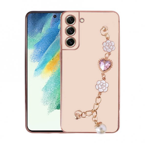 Galaxy S21 FE Kılıf El Tutamaçlı Kamera Korumalı Zore Taka Silikon Kapak - 5