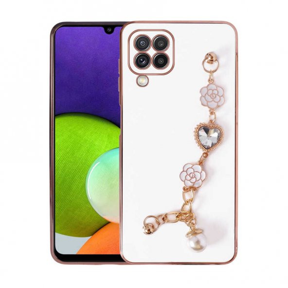 Galaxy M32 Kılıf El Tutamaçlı Kamera Korumalı Zore Taka Silikon Kapak - 3