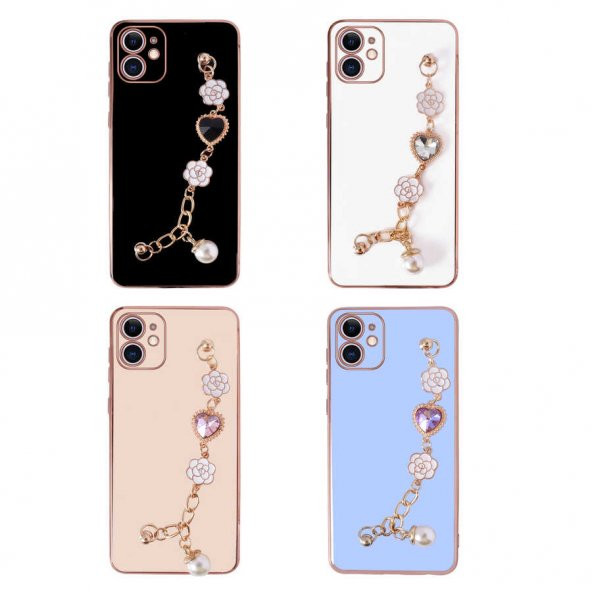 Apple iPhone 11 Kılıf El Tutamaçlı Kamera Korumalı Zore Taka Silikon Kapak - 2