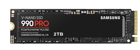 2TB SAMSUNG 990 PRO 7450/6900MB/s M.2 NVMe MZ-V9P2T0BW (Resmi Distribütör Garantili)