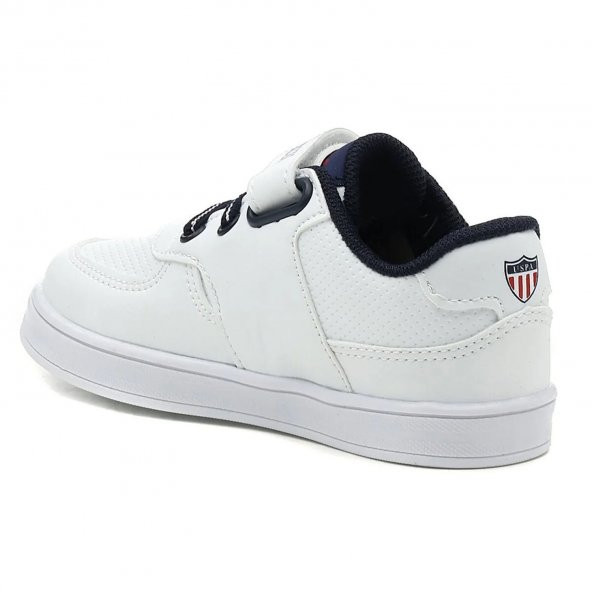 U.S. Polo Assn. Camr Cilt Cırtlı Erkek Çocuk Spor Ayakkabı - 3