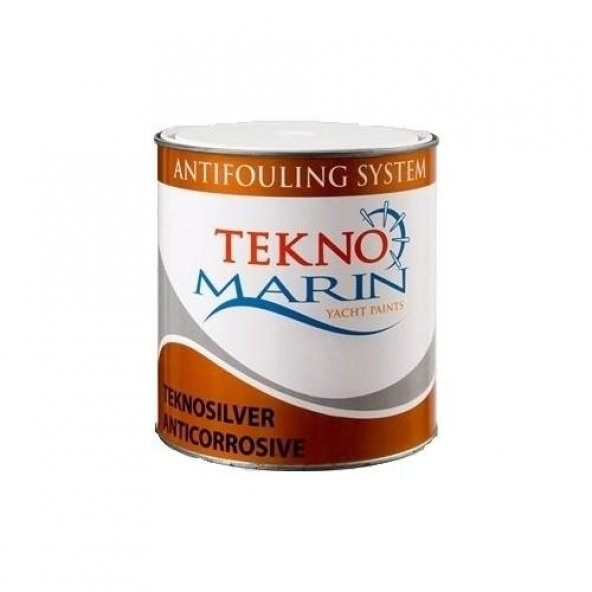 Teknomarin Teknosilver Zehirli Antikorozif Astar Gümüş Gri 1 Kg.