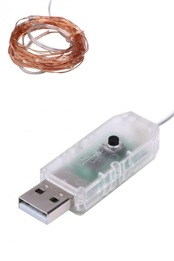 Gozimy Yılbaşı ve Özel Konsept Dekorasyon 5 Mt USB Bağlantılı Led Işık - 3